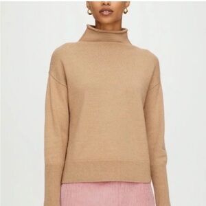 Wilfred Cyprie Camel Turtleneck Sweater